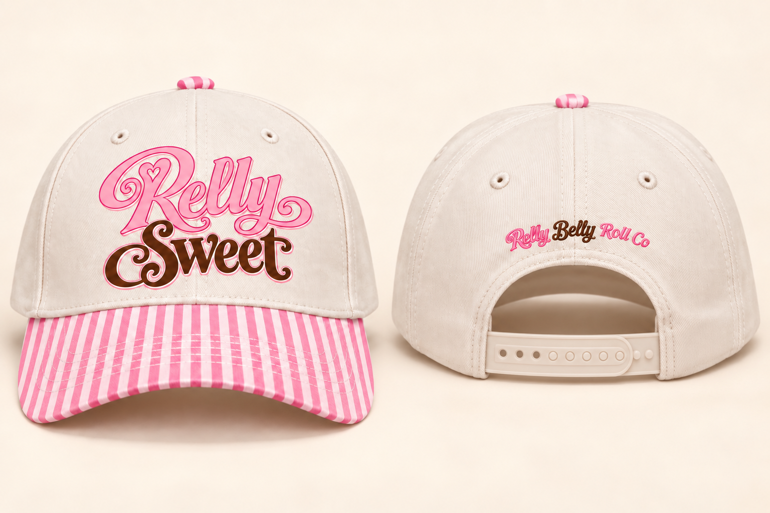 Relly Sweet Pink Stripe Hat